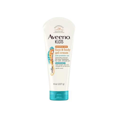 AVEENO Kids Face & Body Gel Cream For Sensitive Skin 227g