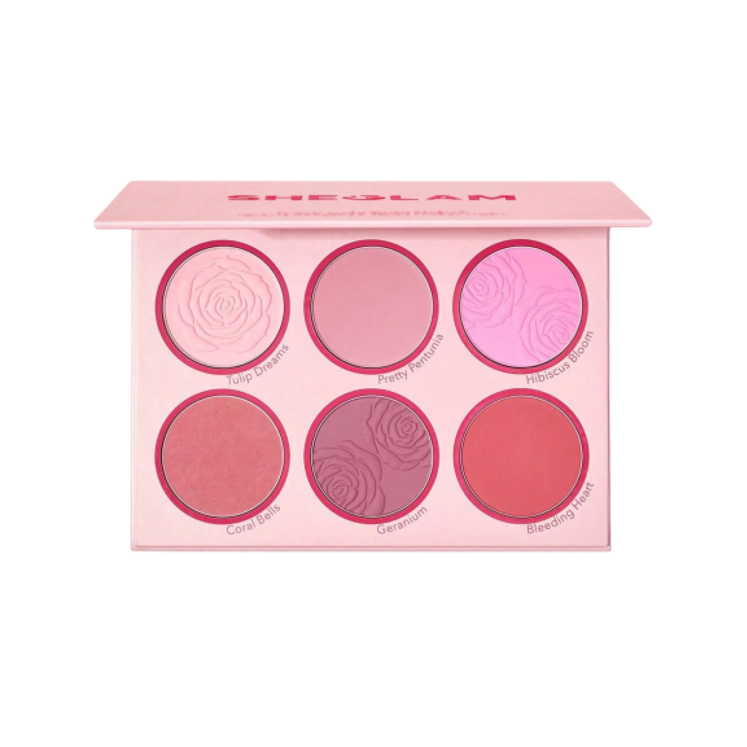 SheGlam Floral Flush Blush Palette - Blushing Bouquet