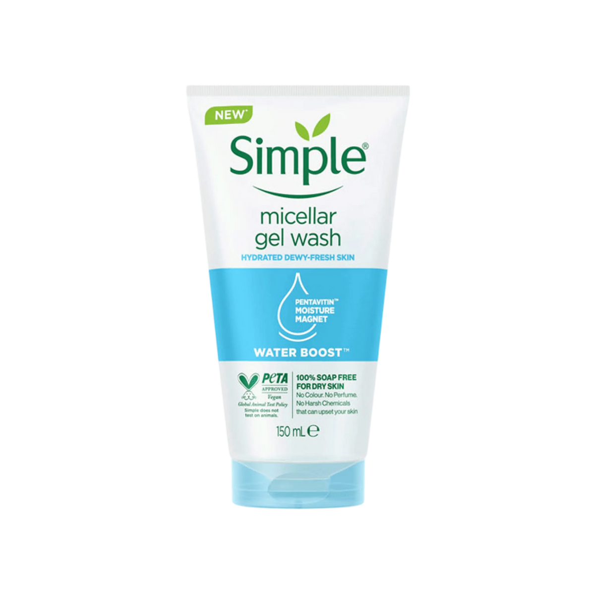 Simple Water Boost Micellar Facial Gel Wash