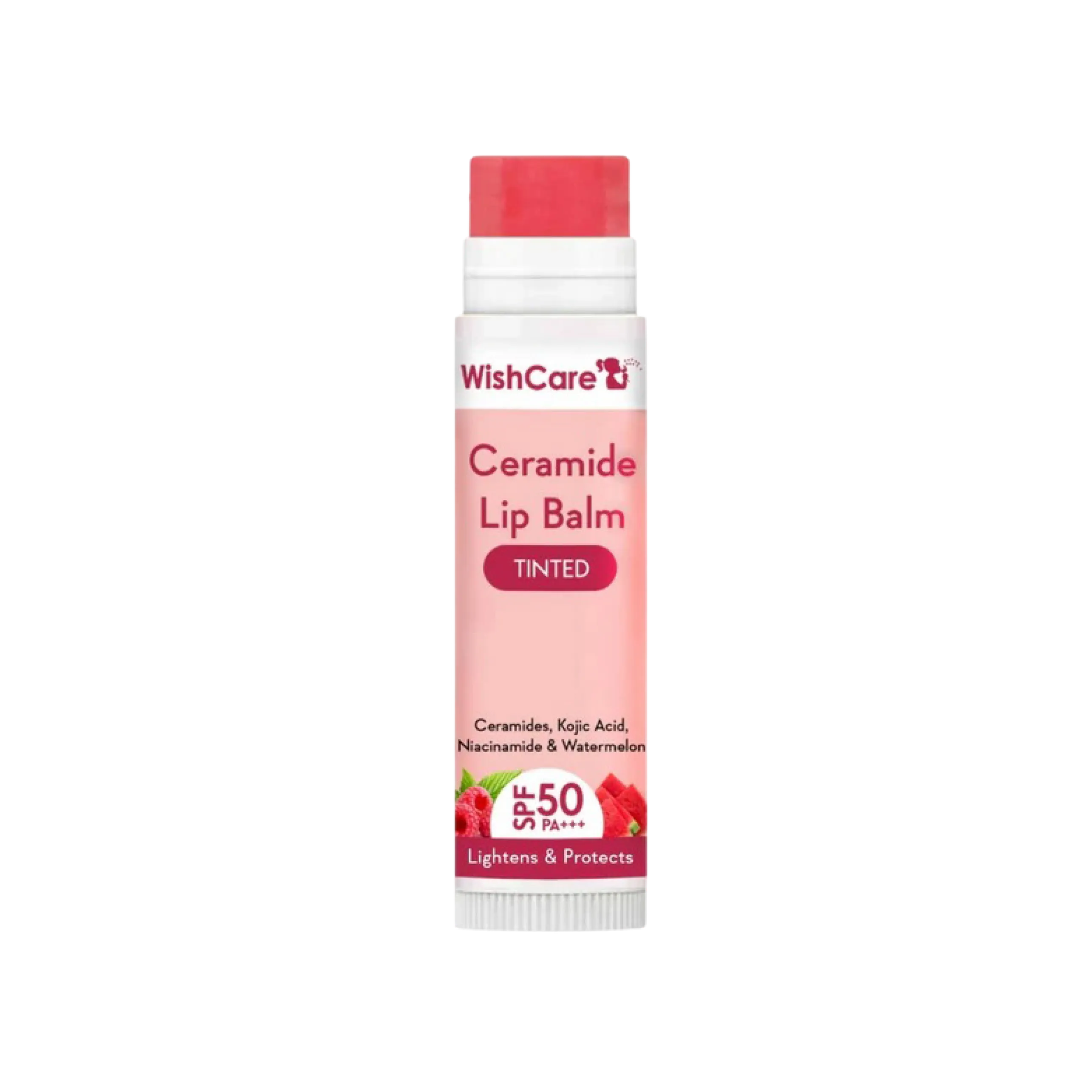 WishCare Ceramide Lip Balm Tinted With SPF 50 PA+++ 5gm